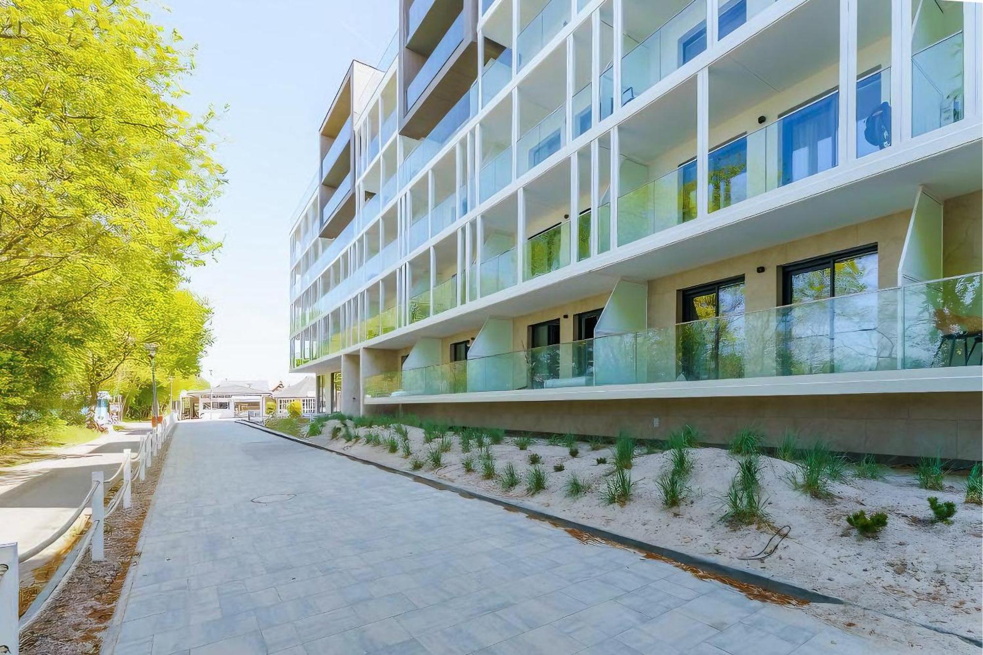 Apartament 018 Tuz Przy Plazy Z Tarasem I Parkingiem Perlowa Przystan Сянозеты Экстерьер фото